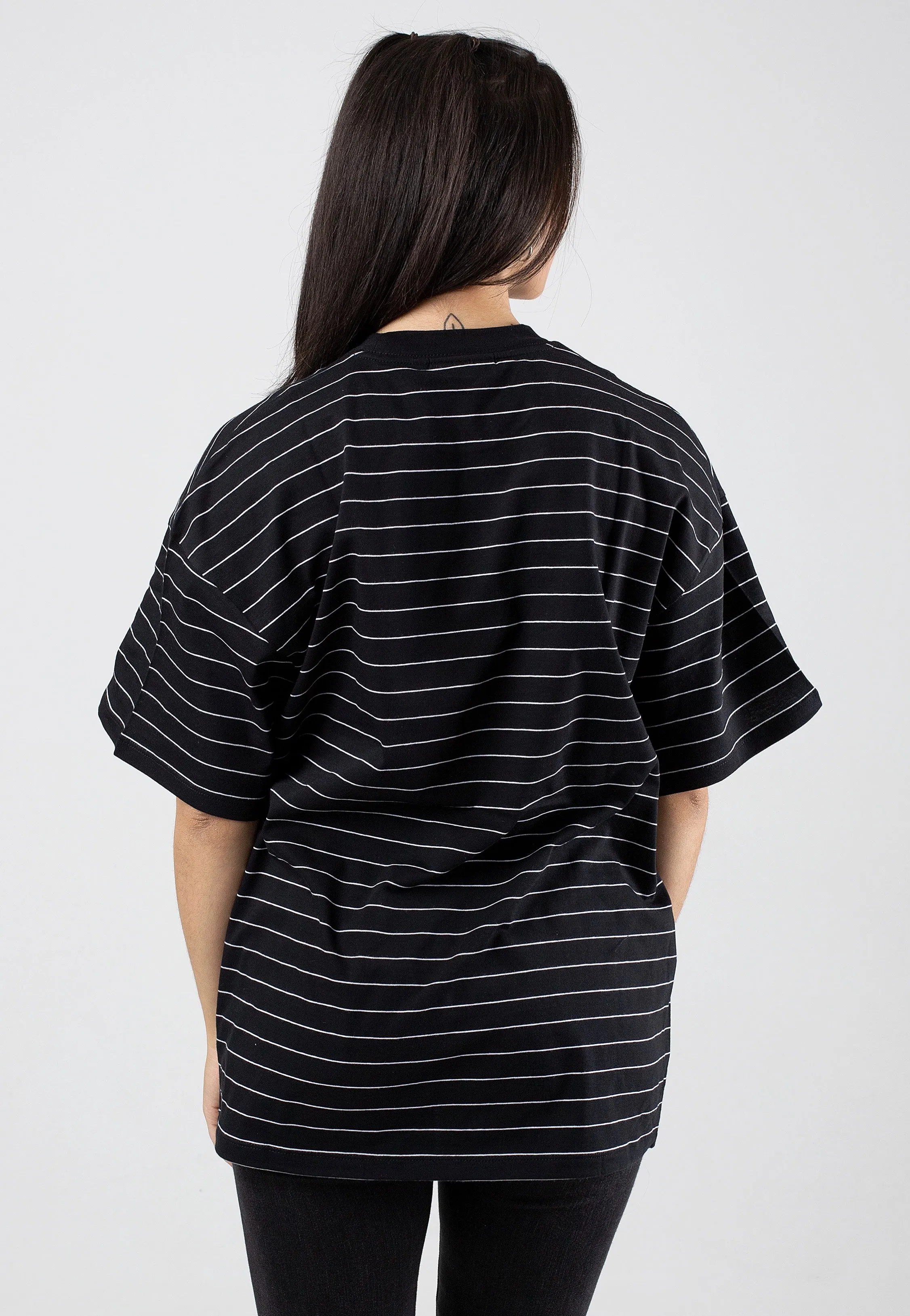 Carhartt WIP - W' Orlean Spree Orlean Stripe Horizontal/Black/White - T-Shirt Carhartt WIP