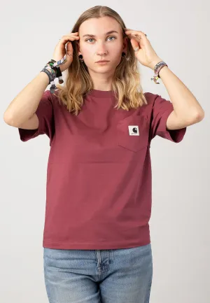 Carhartt WIP - W' Pocket Dusty Fuchsia - T-Shirt Carhartt WIP