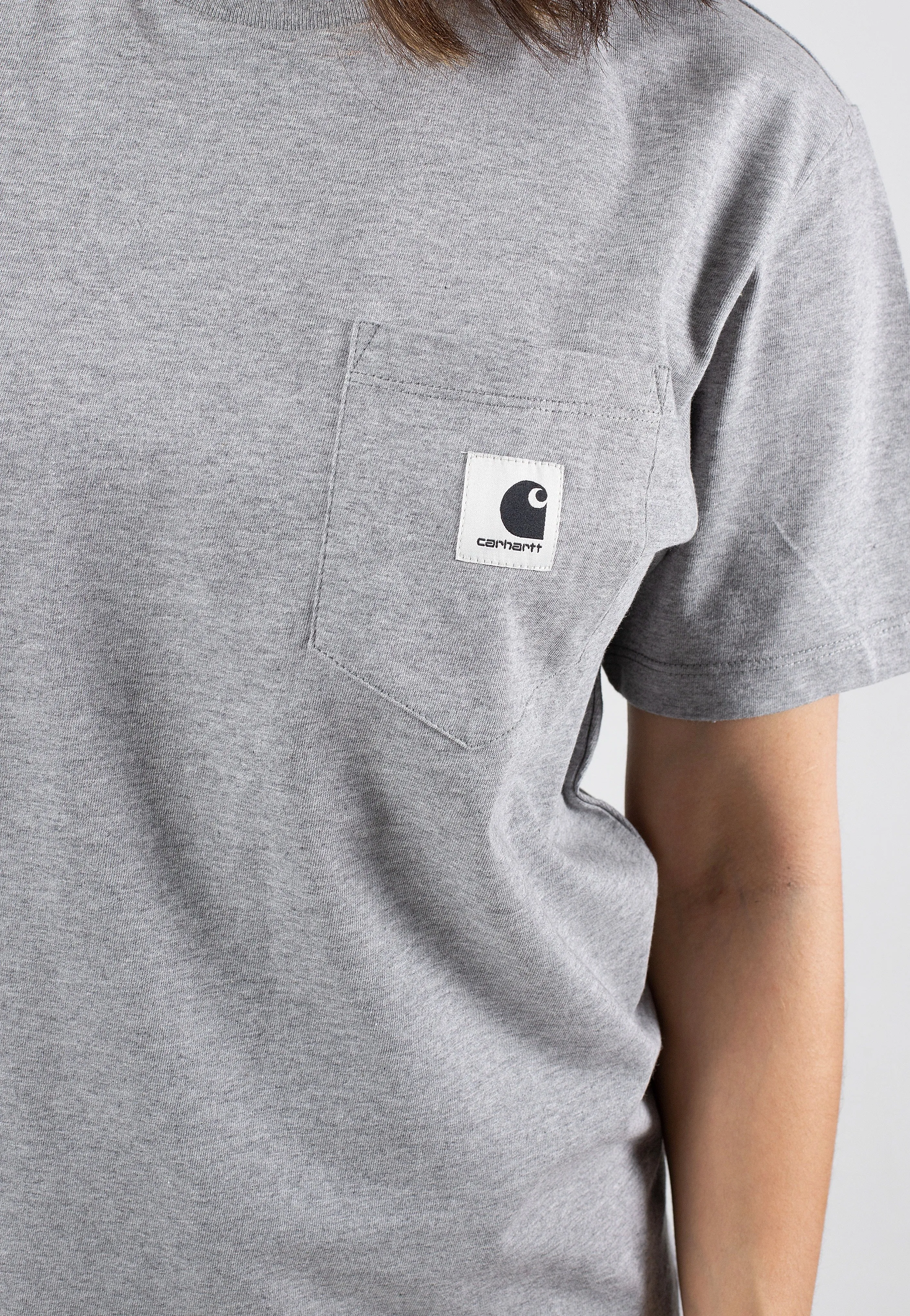 Carhartt WIP - W' Pocket Grey Heather - T-Shirt Carhartt WIP