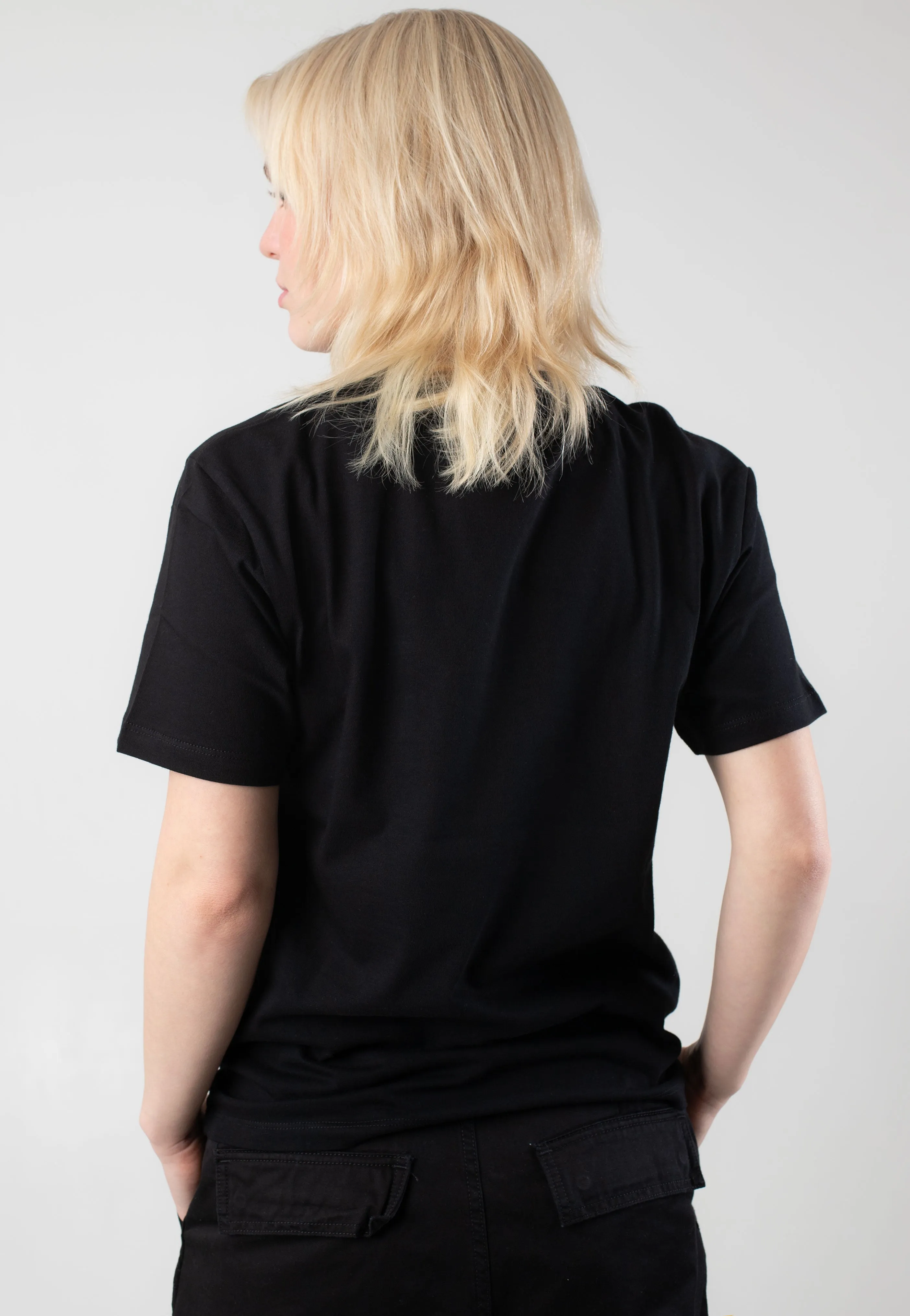Carhartt WIP - W' Pocket Heart Black/Black - T-Shirt Carhartt WIP
