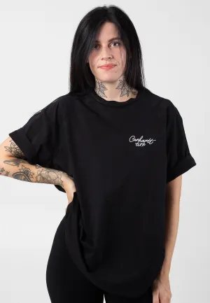 Carhartt WIP - W' Signature Black/White - T-Shirt Carhartt WIP
