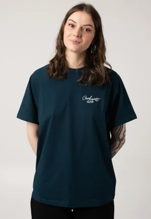 Carhartt WIP - W' Signature Duck Blue/White - T-Shirt Carhartt WIP