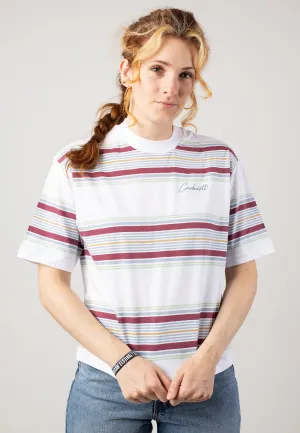 Carhartt WIP - W' Snyder Snyder Stripe/White - T-Shirt Carhartt WIP
