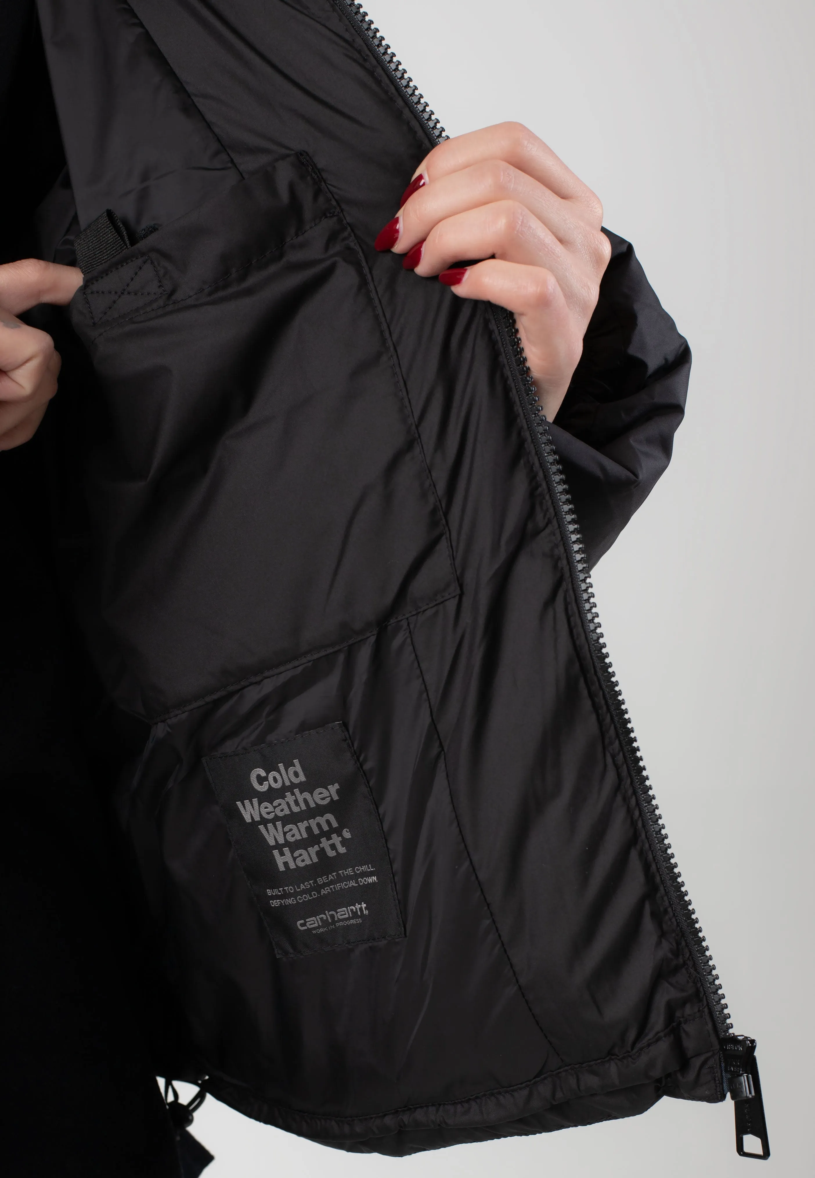Carhartt WIP - W' Springfield Black/Misty Grey - Jacket Carhartt WIP