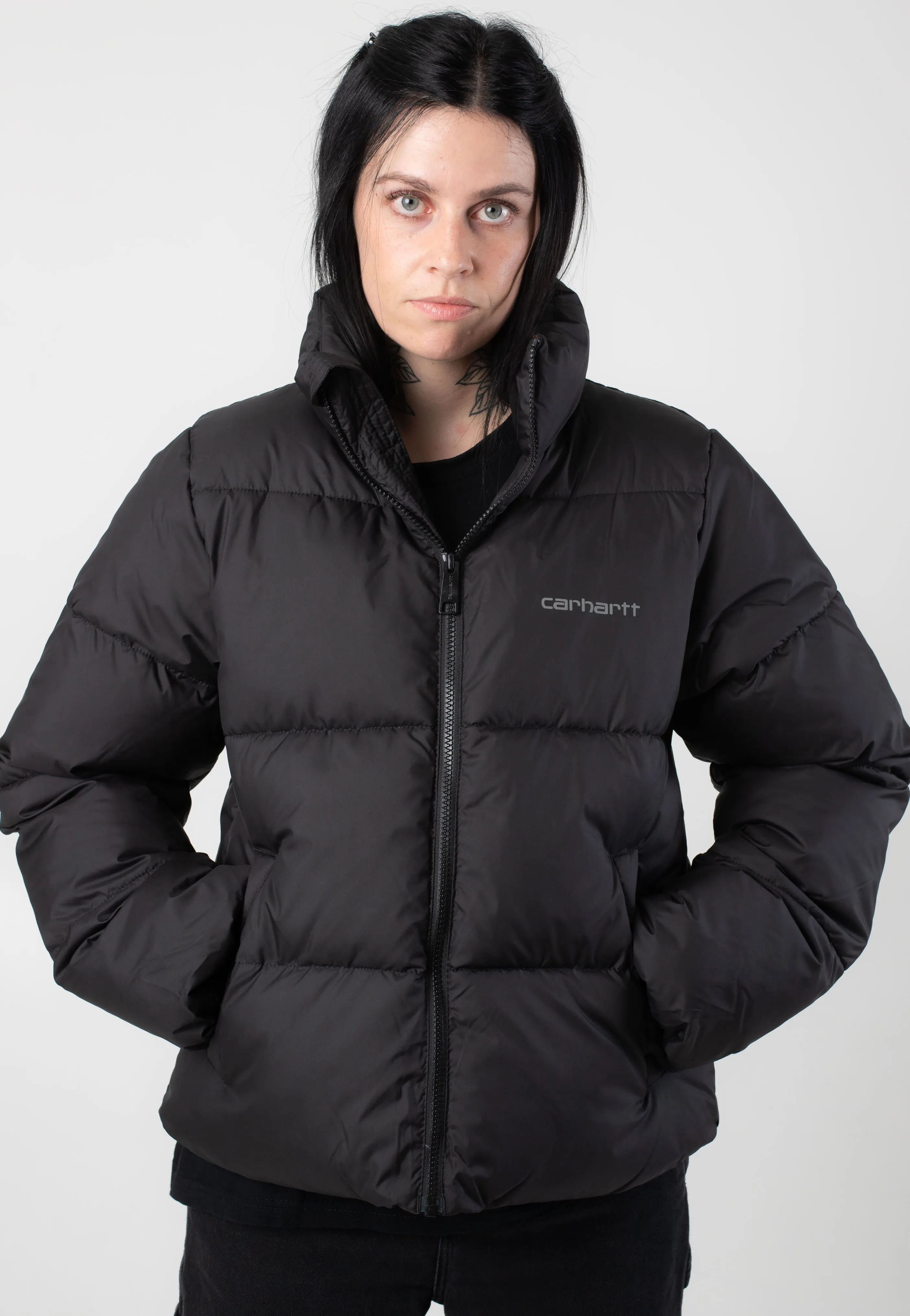 Carhartt WIP - W' Springfield Black/Misty Grey - Jacket Carhartt WIP