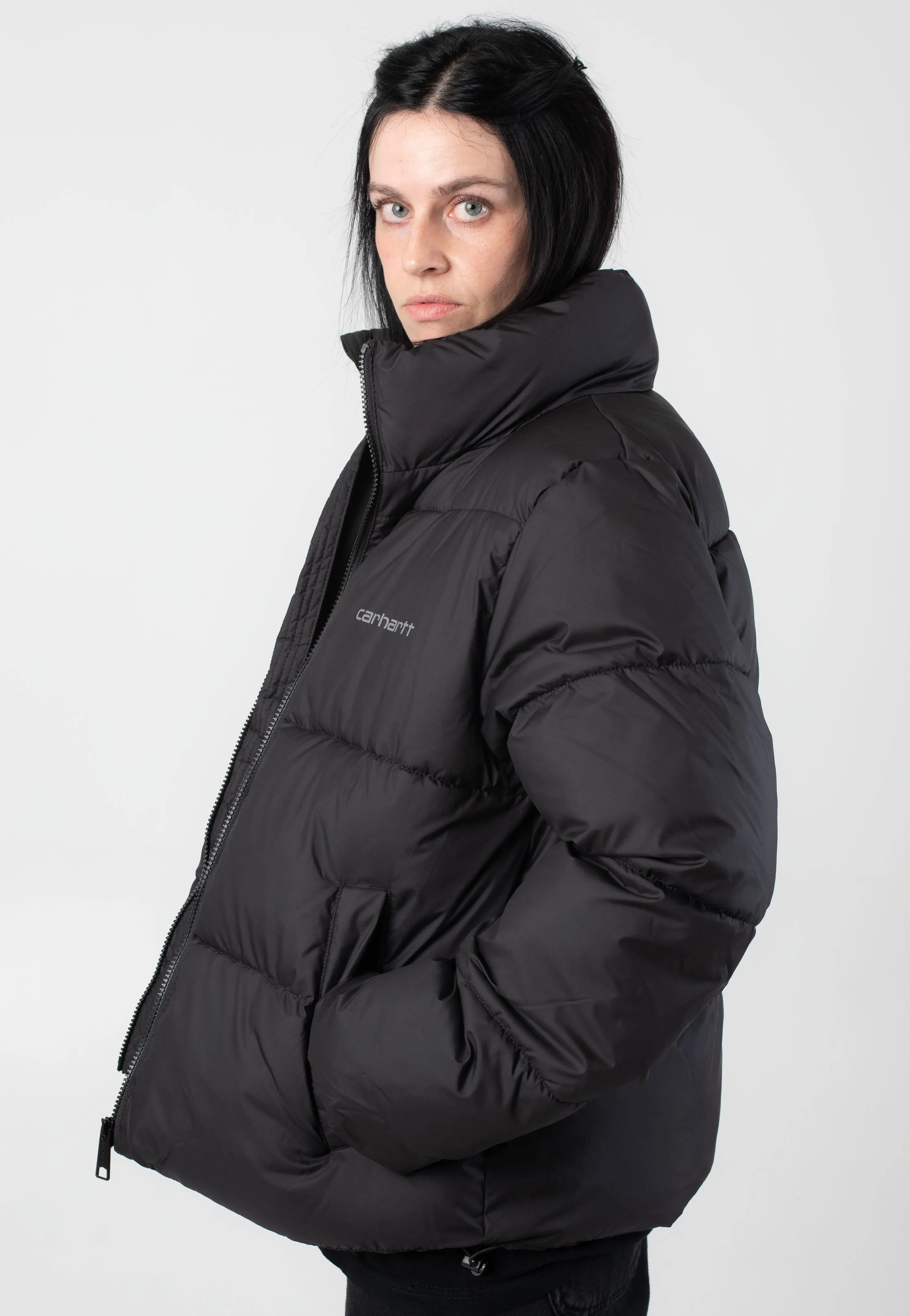 Carhartt WIP - W' Springfield Black/Misty Grey - Jacket Carhartt WIP