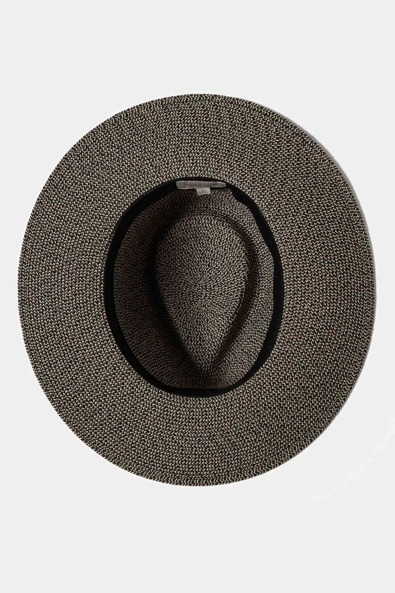 Carolina Straw Packable Travel Hat - Black/Natural Brixton