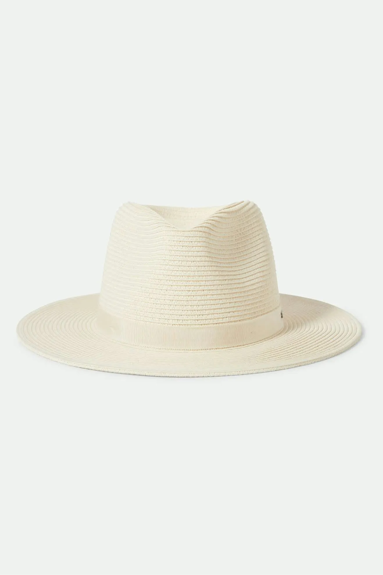 Carolina Straw Packable Travel Hat - Bone/Bone Brixton