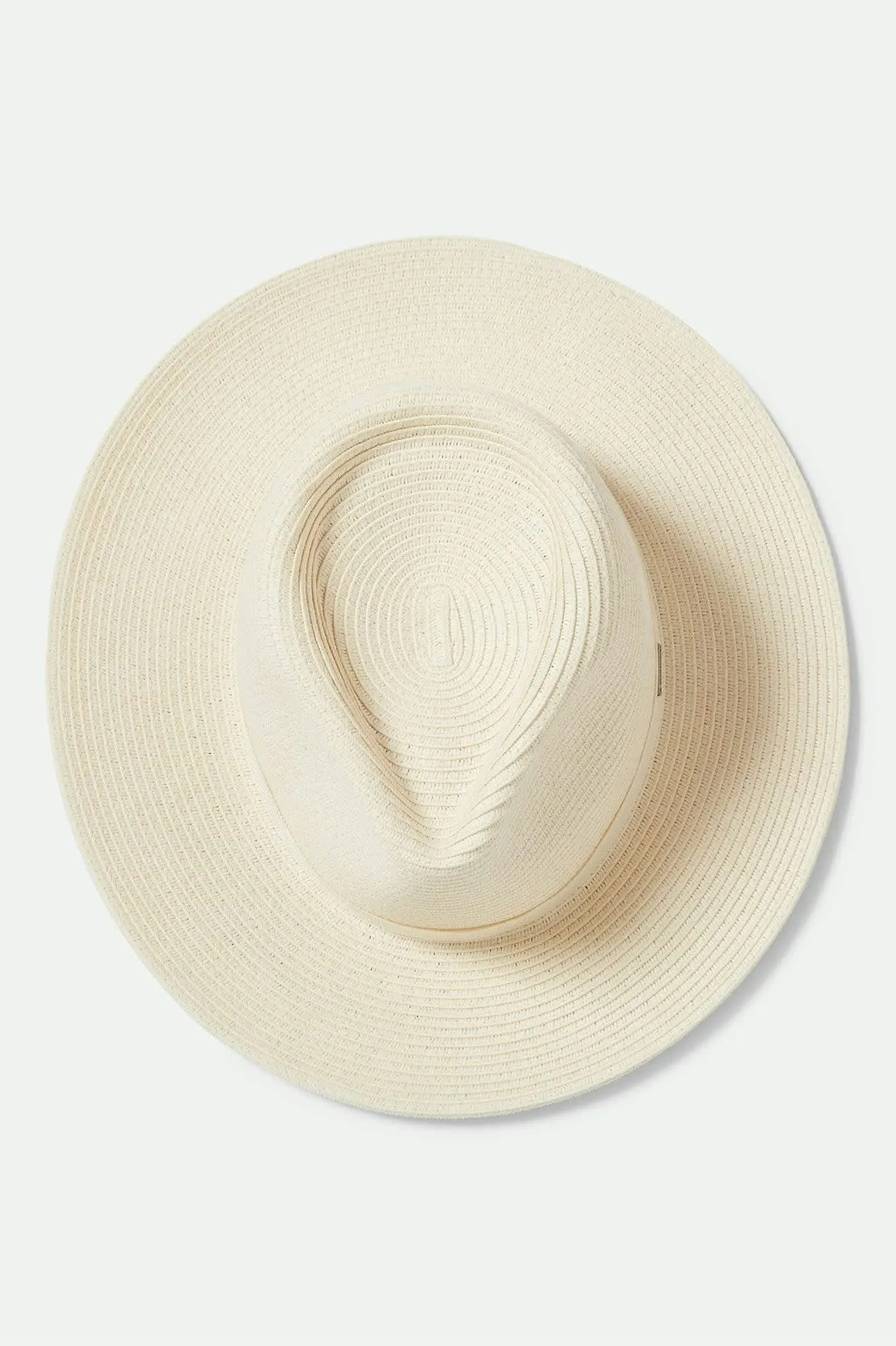 Carolina Straw Packable Travel Hat - Bone/Bone Brixton