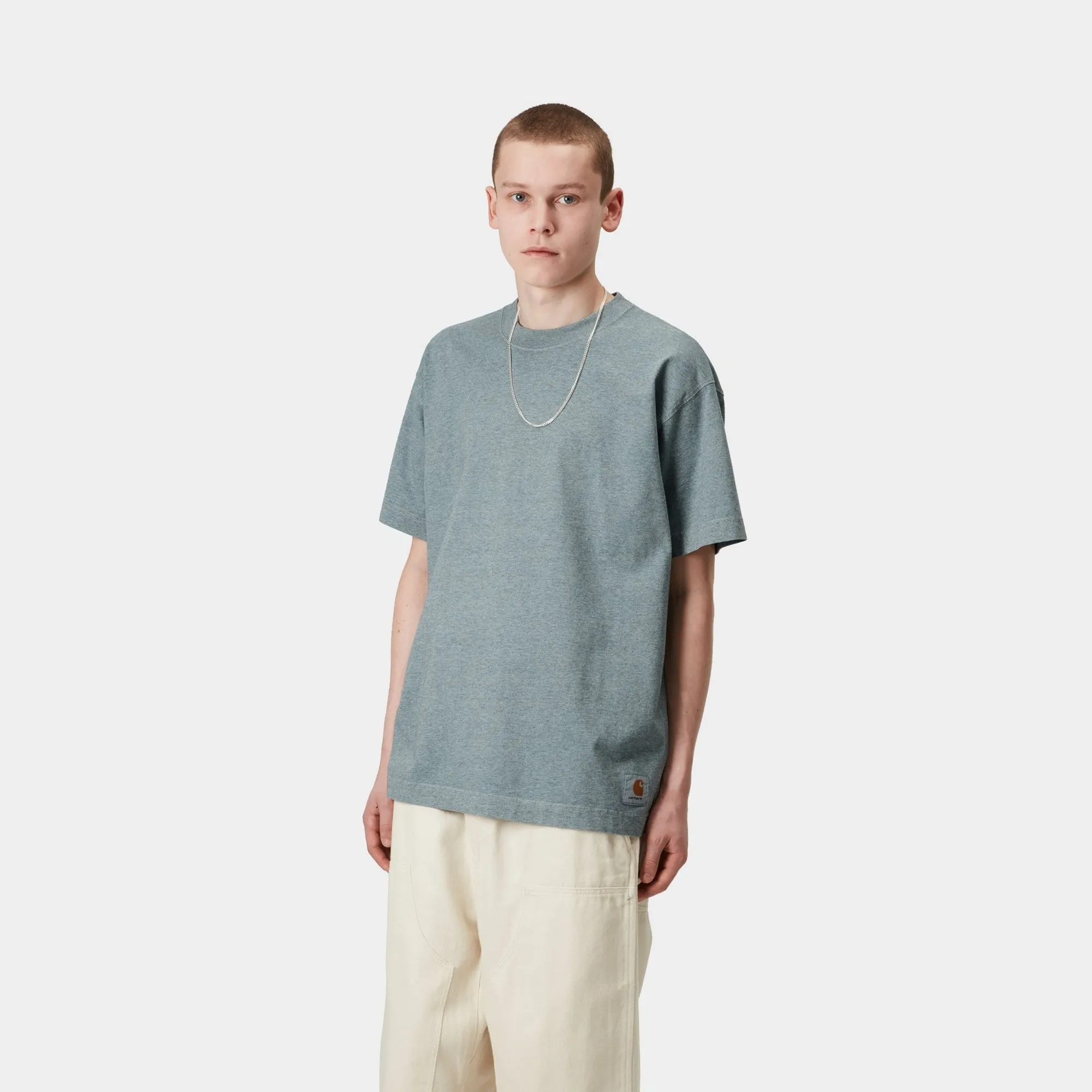 Caspian T-Shirt | Clay Blue Heather Carhartt WIP