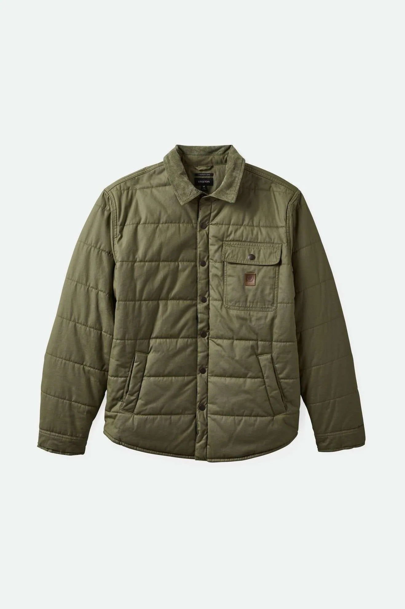 Cass Waxed Canvas Jacket - Olive Surplus Brixton