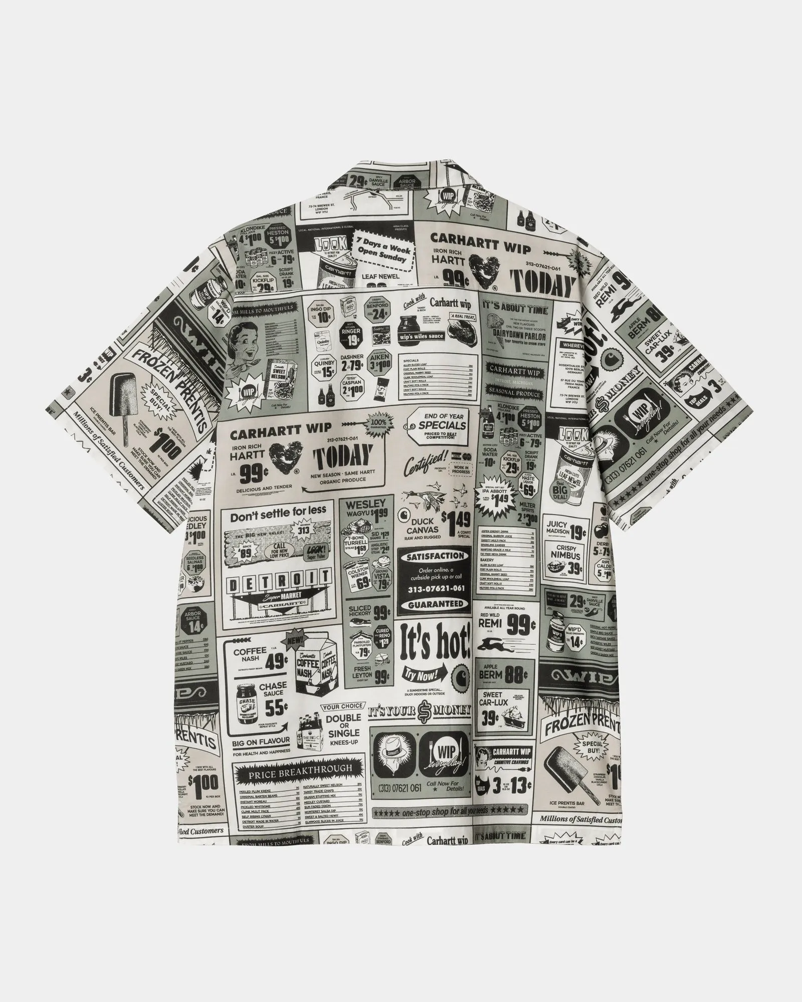 Catalogue Print Shirt | Neutral Carhartt WIP