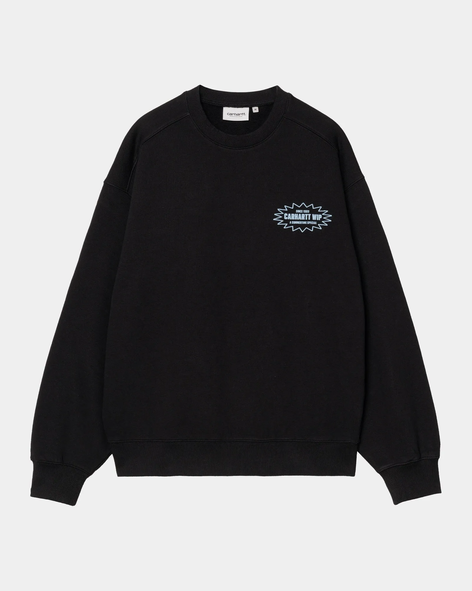Catalogue Sweatshirt | Black / Bluebird Carhartt WIP