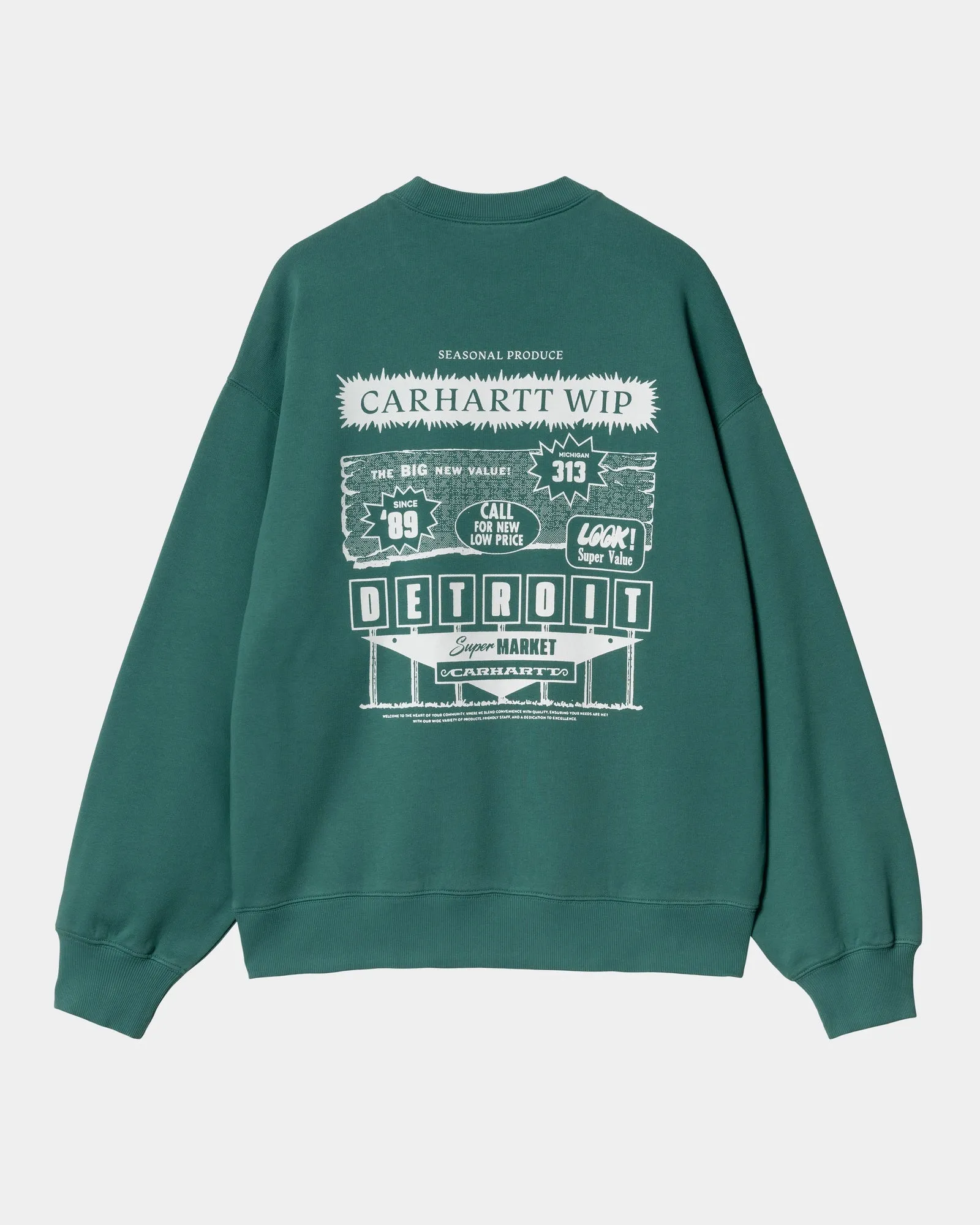 Catalogue Sweatshirt | Rainforest / White Carhartt WIP