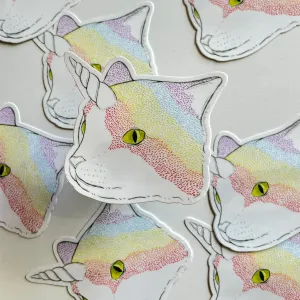 Caticorn Vinyl Sticker