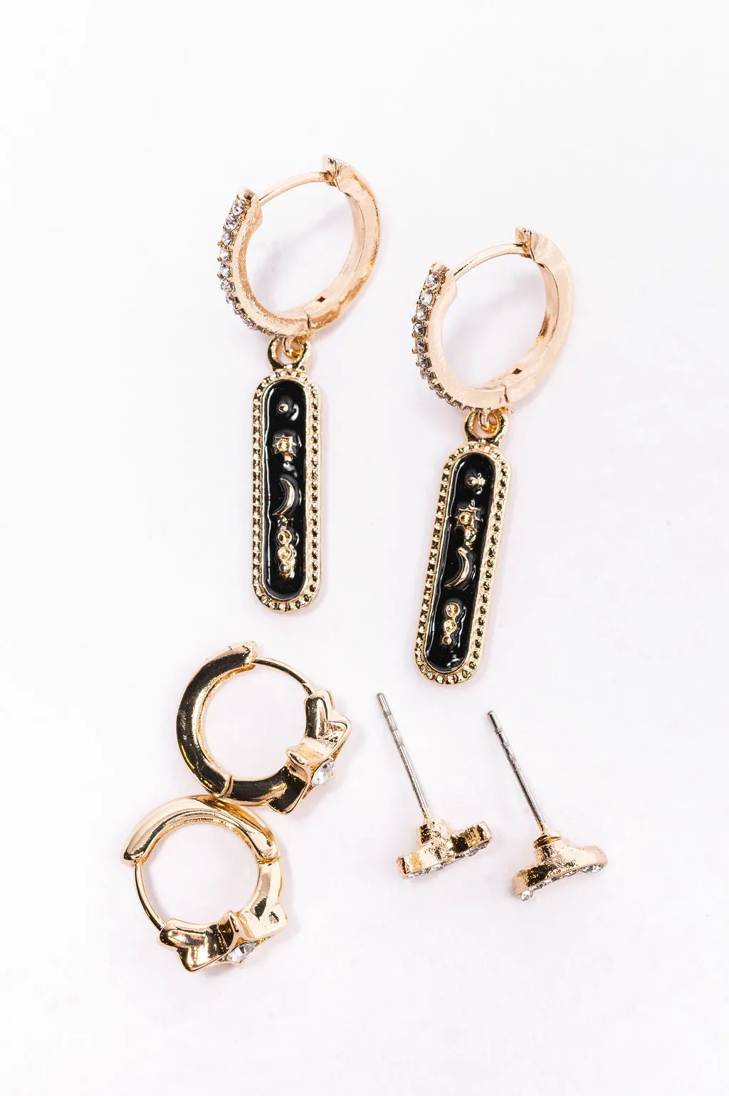 Celestial Gold Earring Set