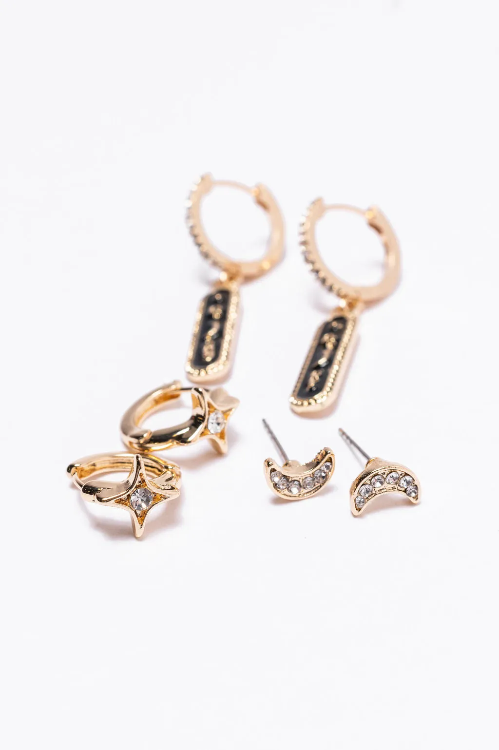 Celestial Gold Earring Set