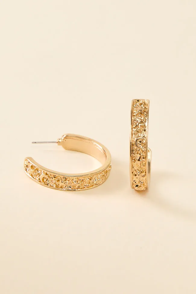 Celestial Gold Hoop Earrings