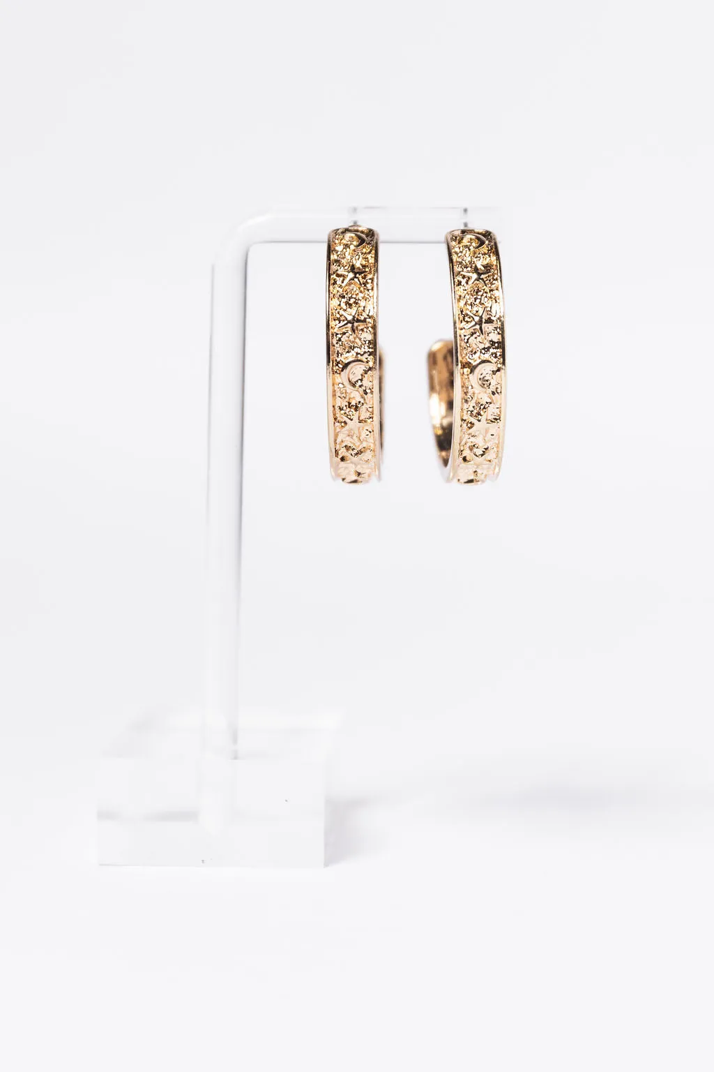 Celestial Gold Hoop Earrings