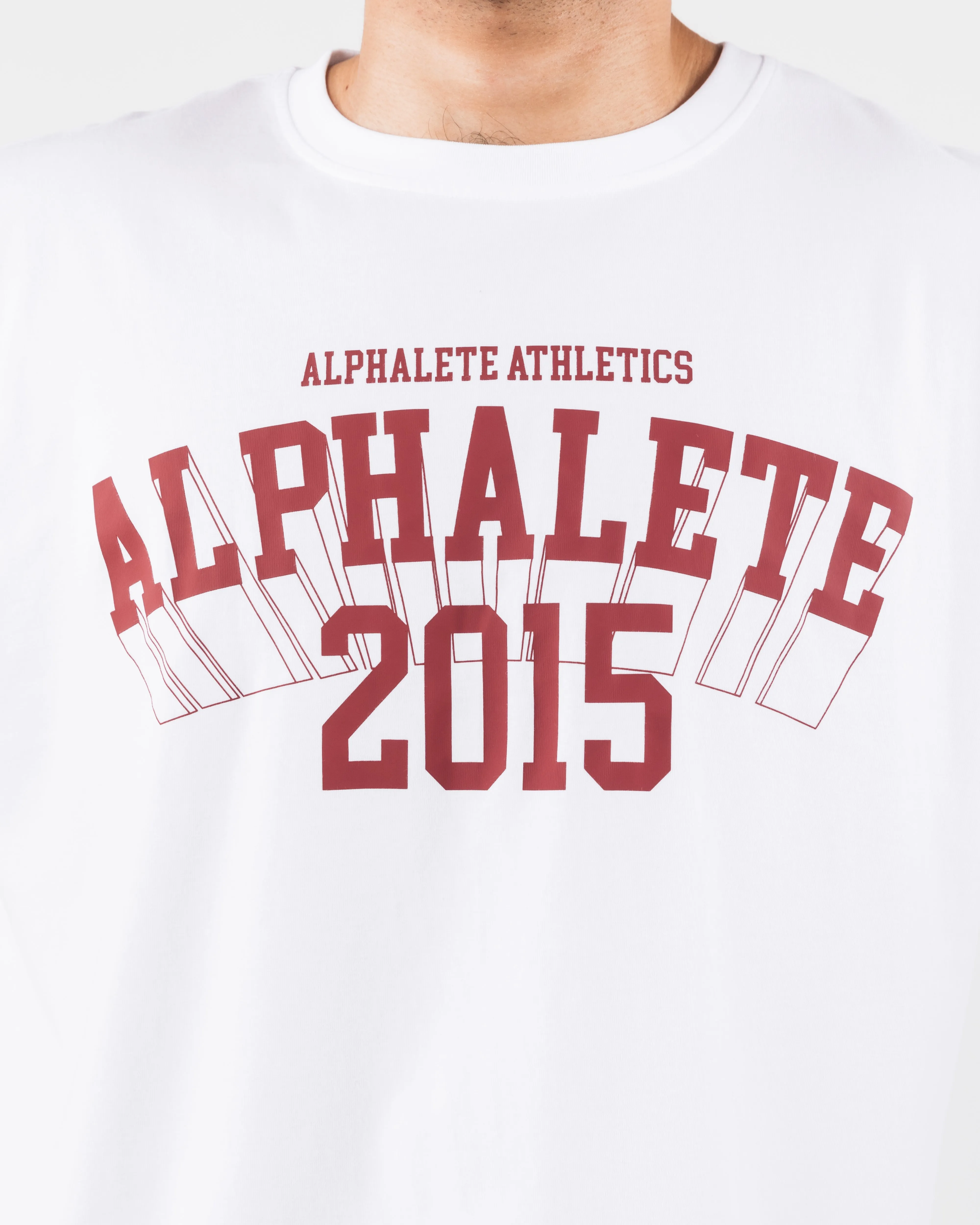 Champion Tee - White Alphalete Athletics