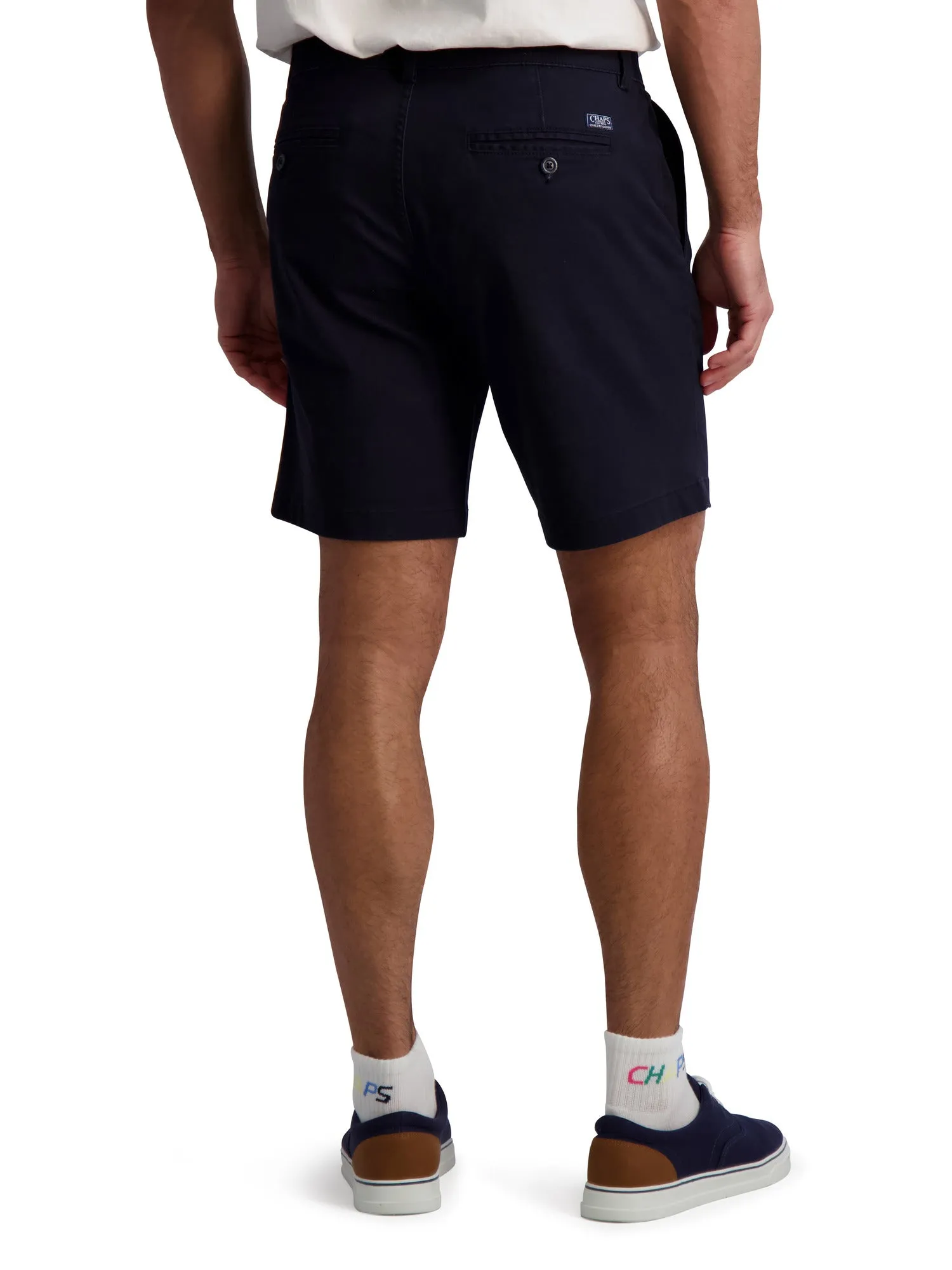 Chap's Men's 9" Flat Front Stretch Twill Short