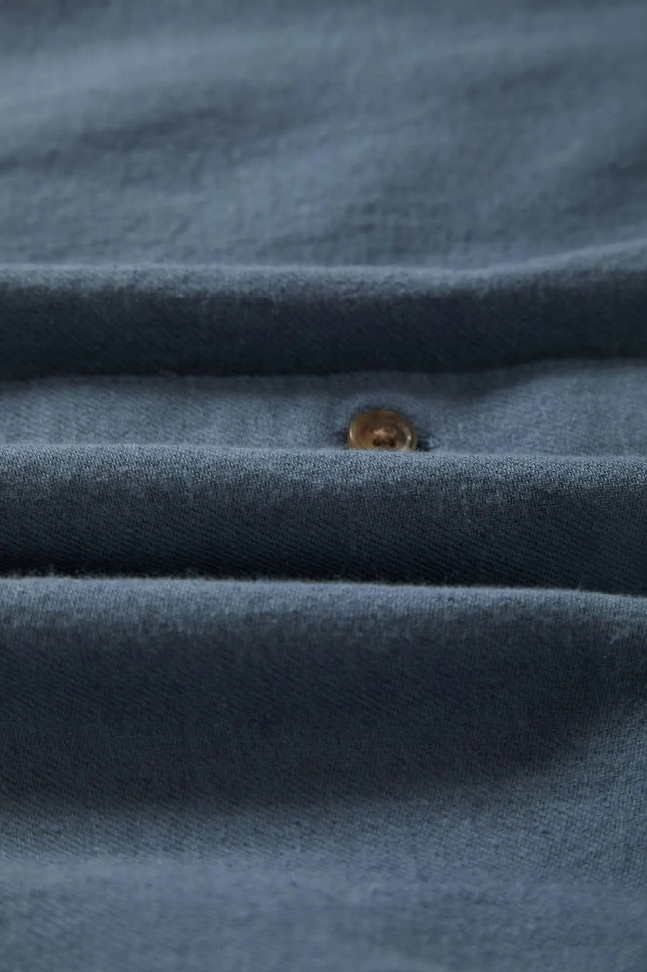 Charter Organic Cotton Linen Blend S/S Shirt - Azure Blue Brixton