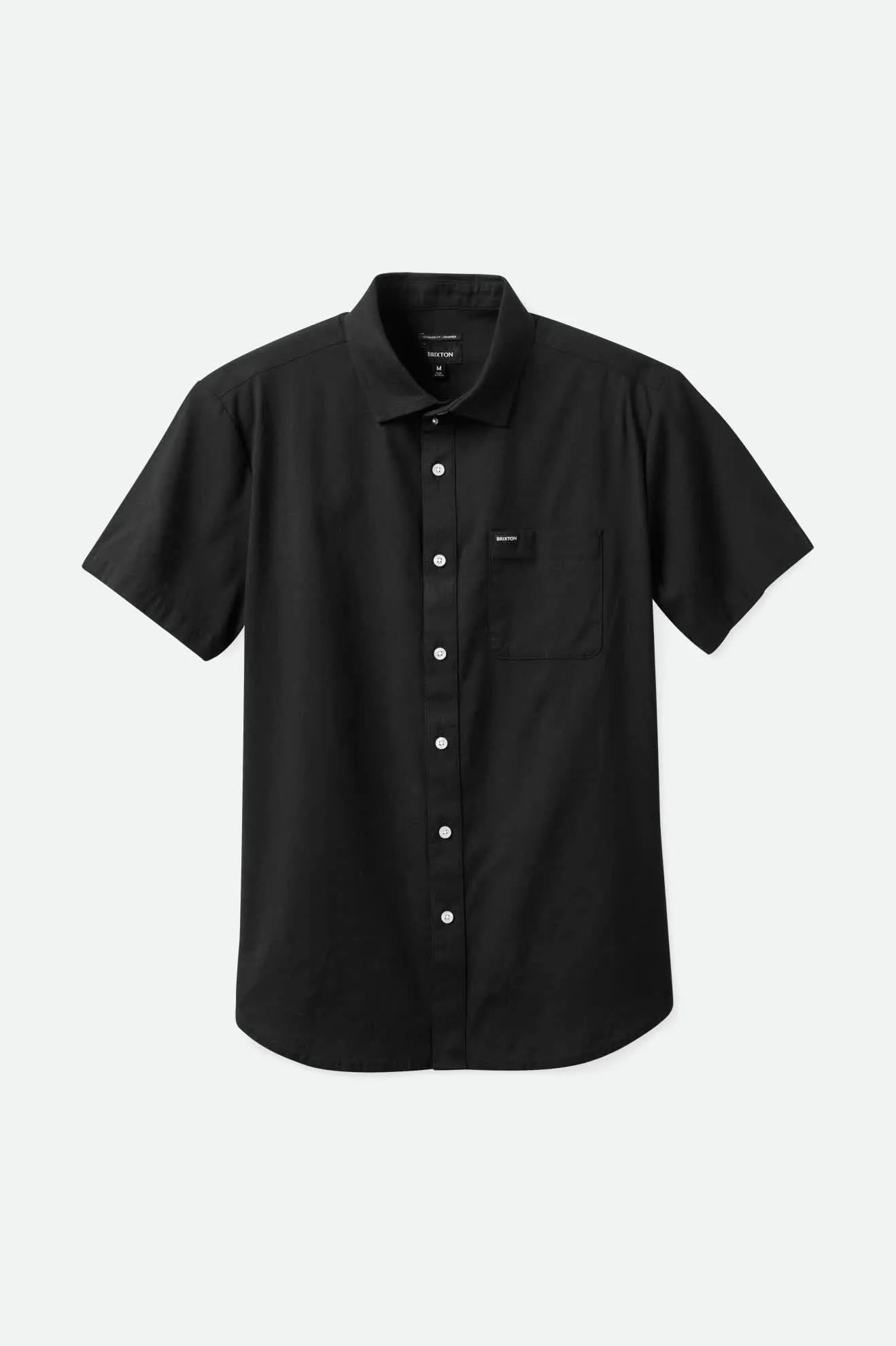 Charter Oxford S/S Shirt - Black Brixton