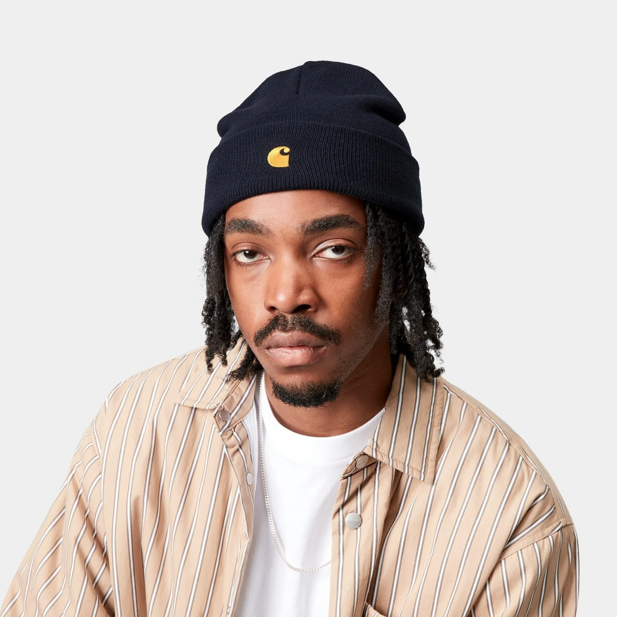 Chase Beanie | Dark Navy Carhartt WIP