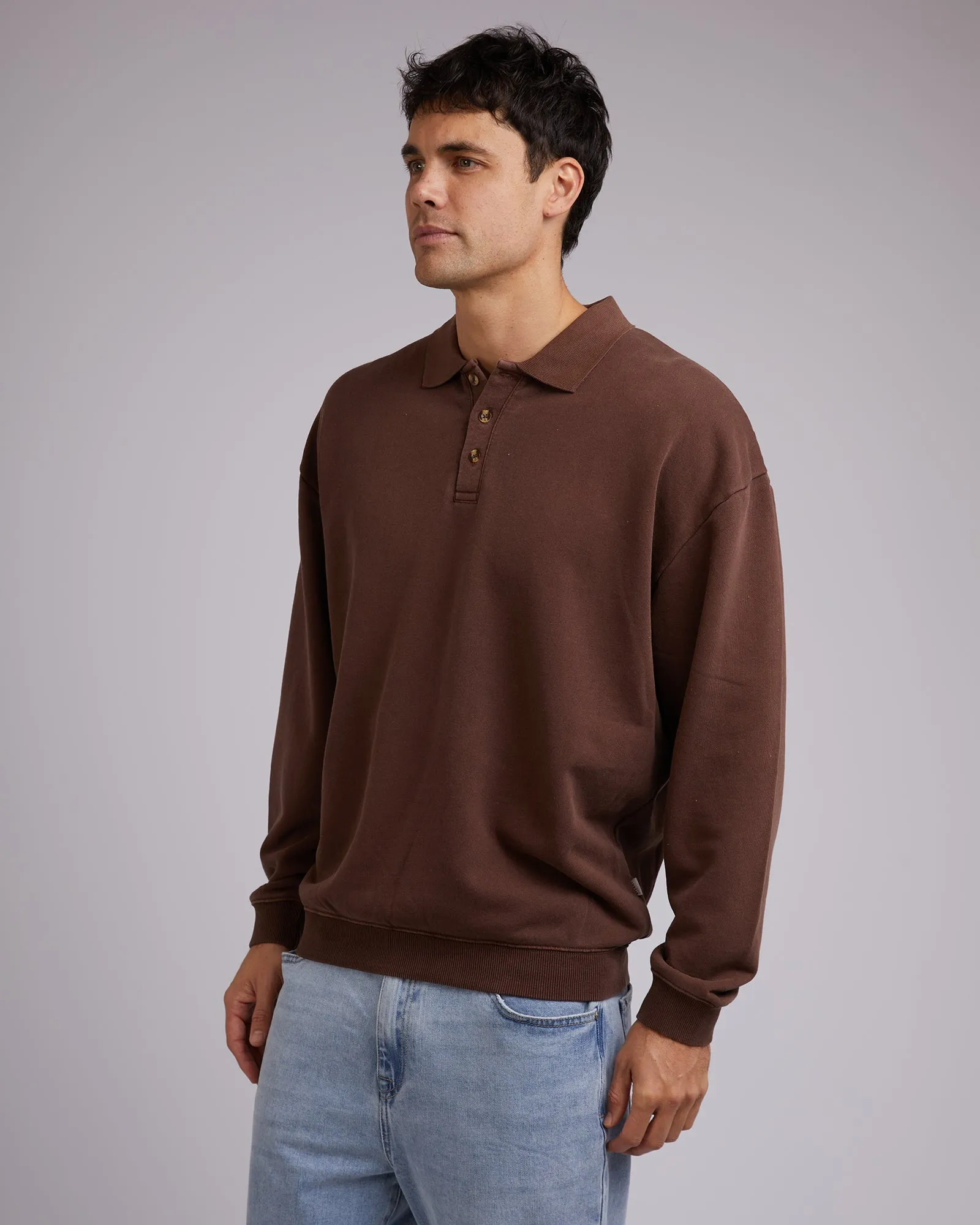 Chase Fleece Sweater Chocolate