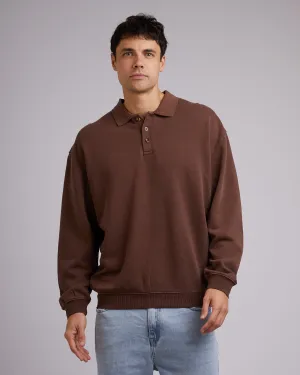 Chase Fleece Sweater Chocolate