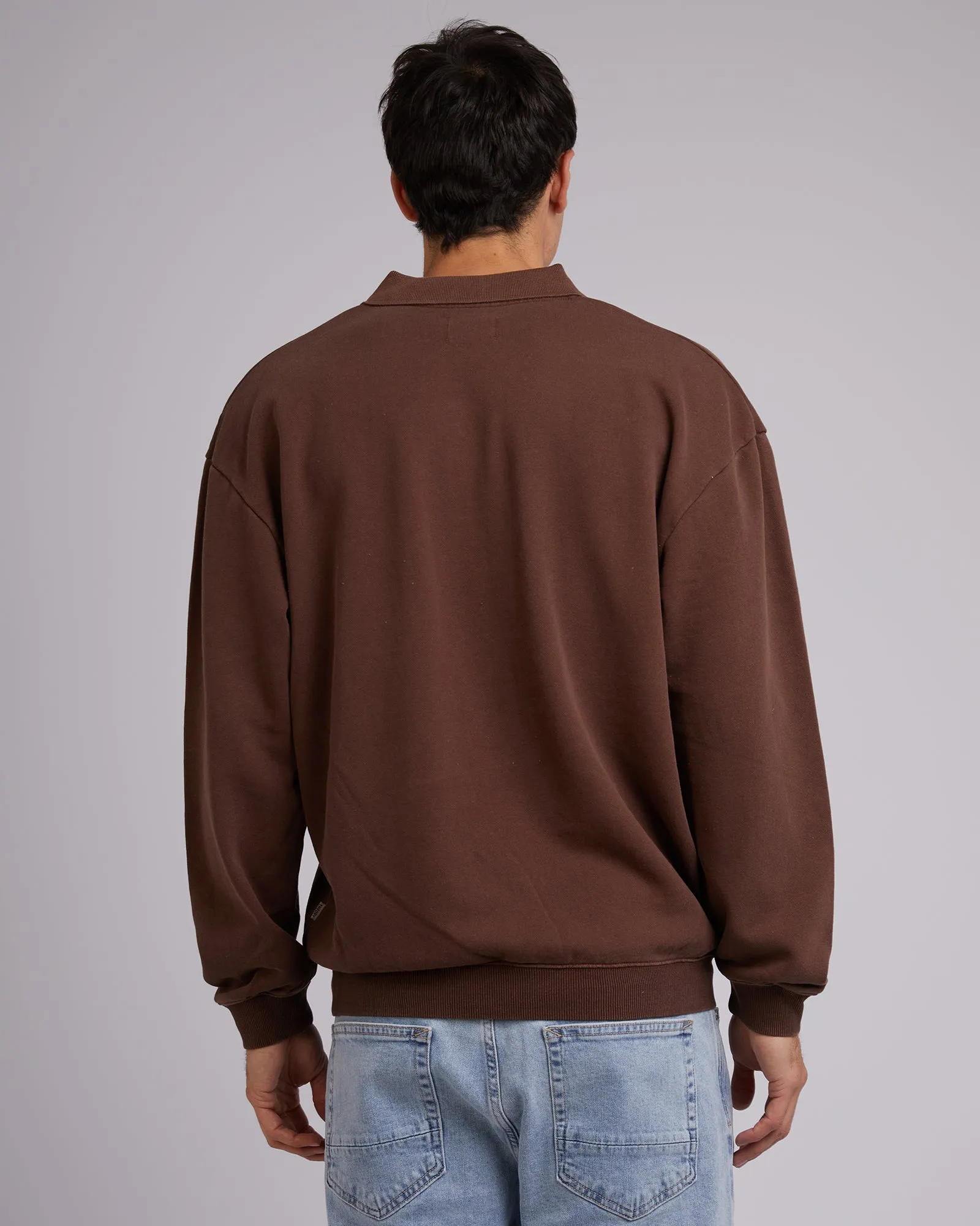 Chase Fleece Sweater Chocolate