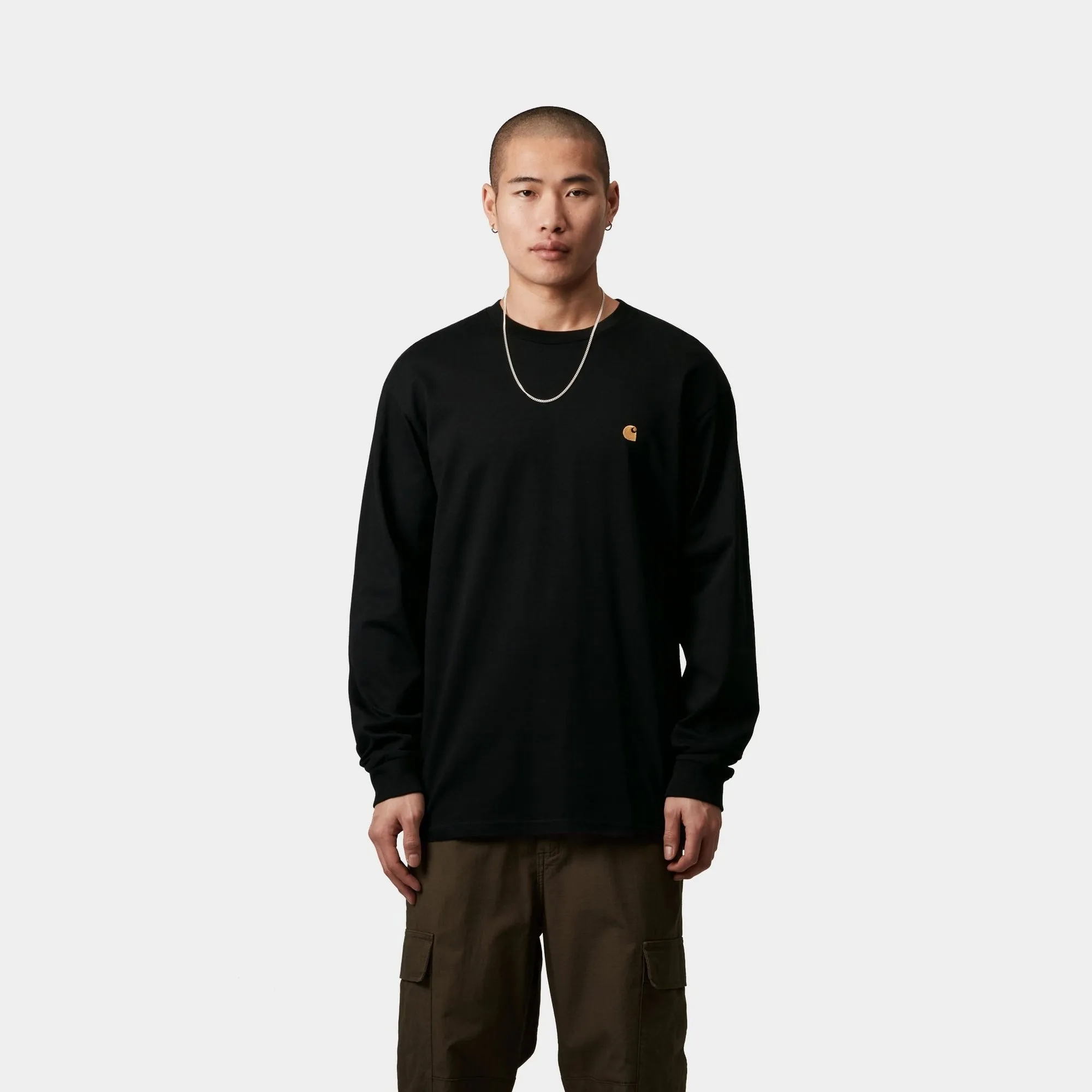 Chase Long Sleeve T-Shirt | Black Carhartt WIP