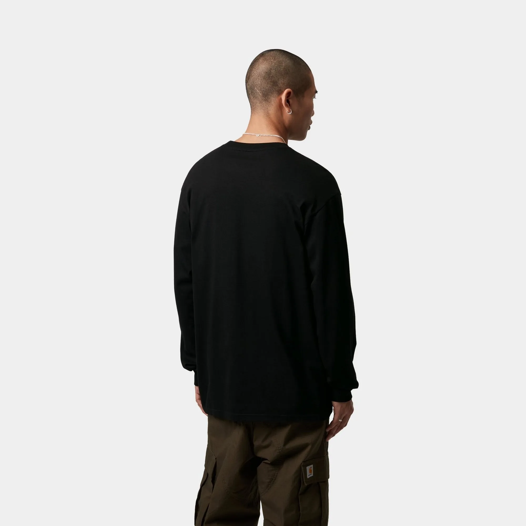 Chase Long Sleeve T-Shirt | Black Carhartt WIP