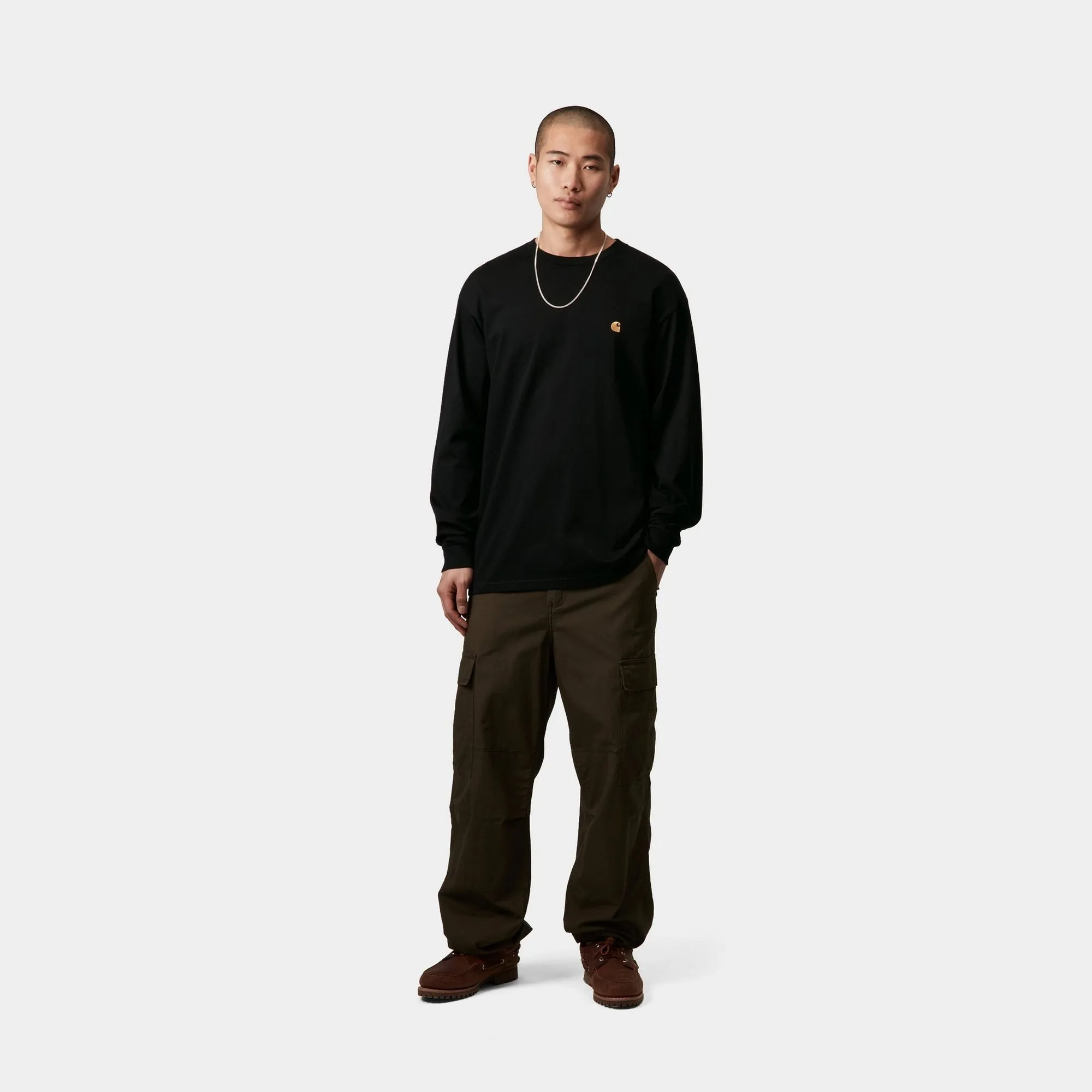 Chase Long Sleeve T-Shirt | Black Carhartt WIP