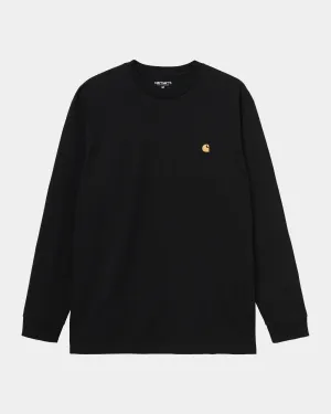 Chase Long Sleeve T-Shirt | Black Carhartt WIP