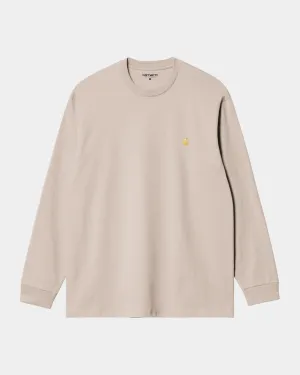 Chase Long Sleeve T-Shirt | Dusky Beige Carhartt WIP