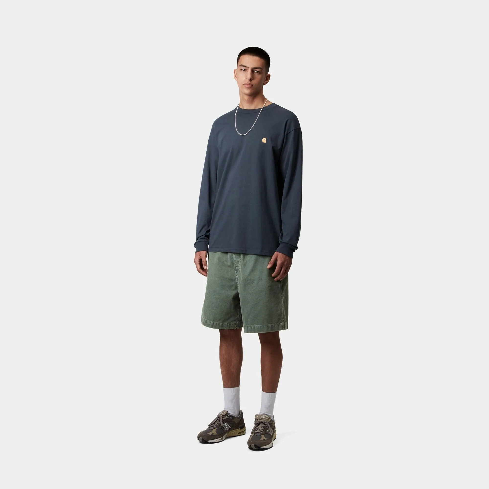 Chase Long Sleeve T-Shirt | Dusky Blue Carhartt WIP