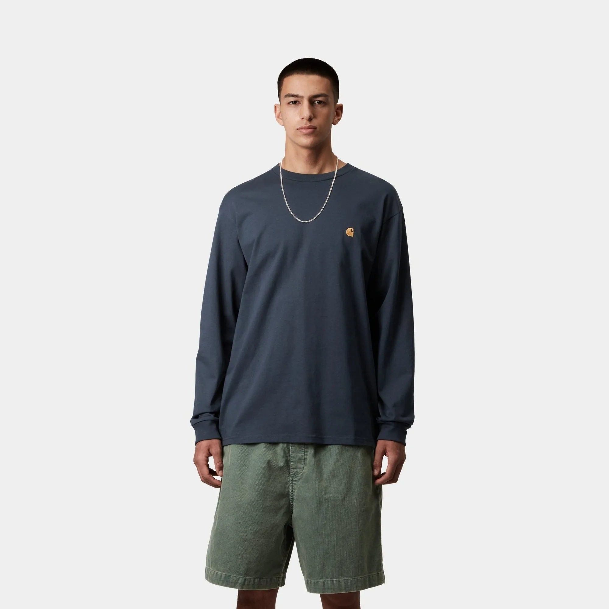 Chase Long Sleeve T-Shirt | Dusky Blue Carhartt WIP