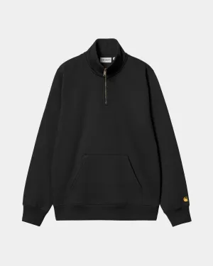 Chase Neck Zip Sweatshirt | Black Carhartt WIP
