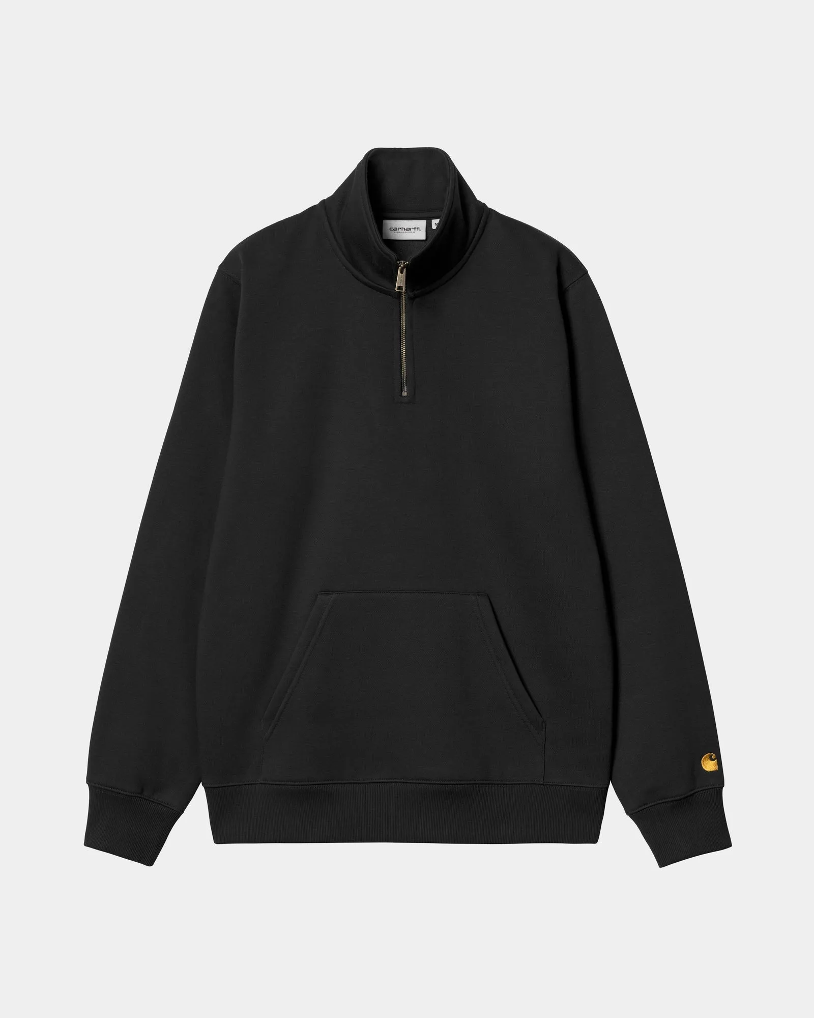 Chase Neck Zip Sweatshirt | Black Carhartt WIP