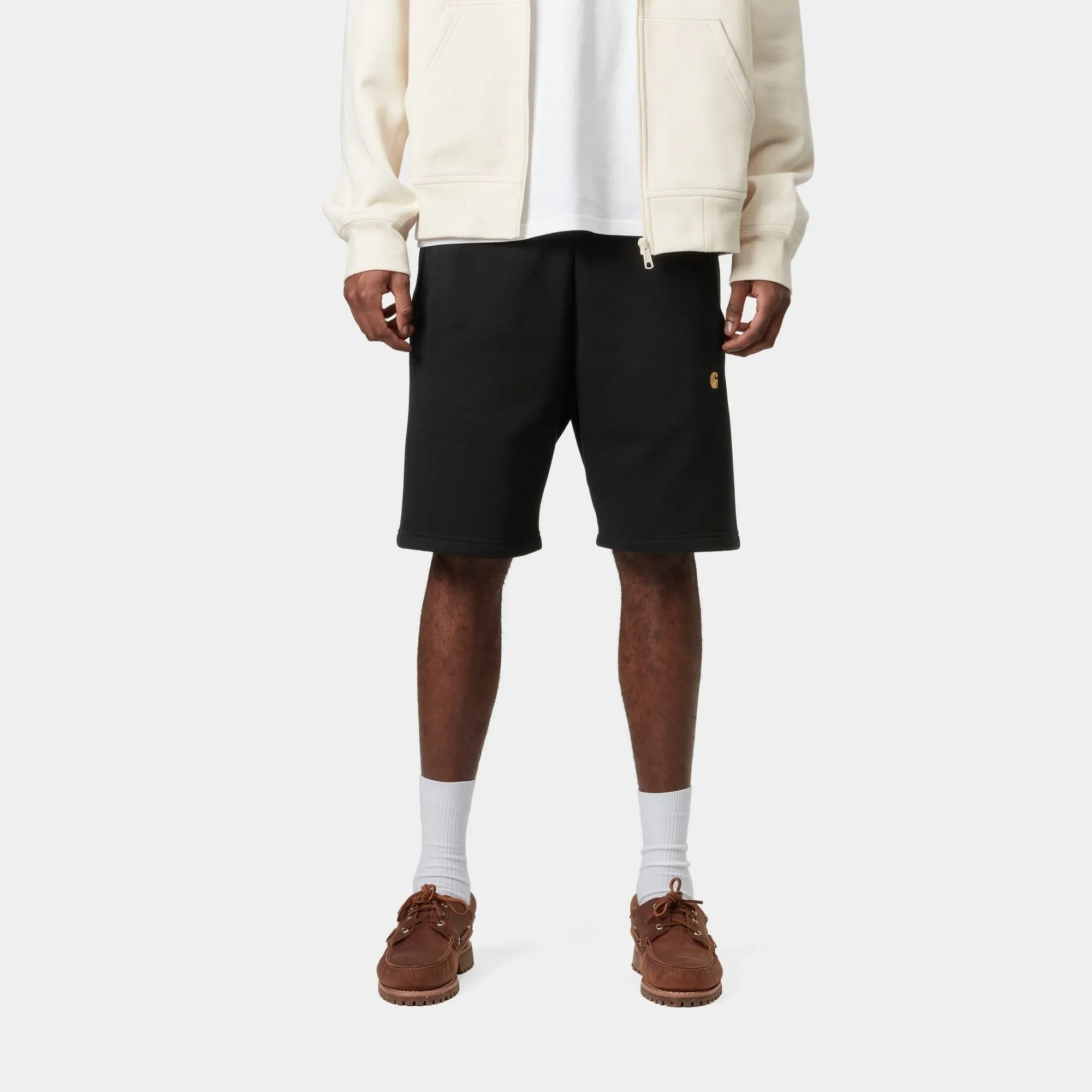 Chase Sweat Short | Black Carhartt WIP
