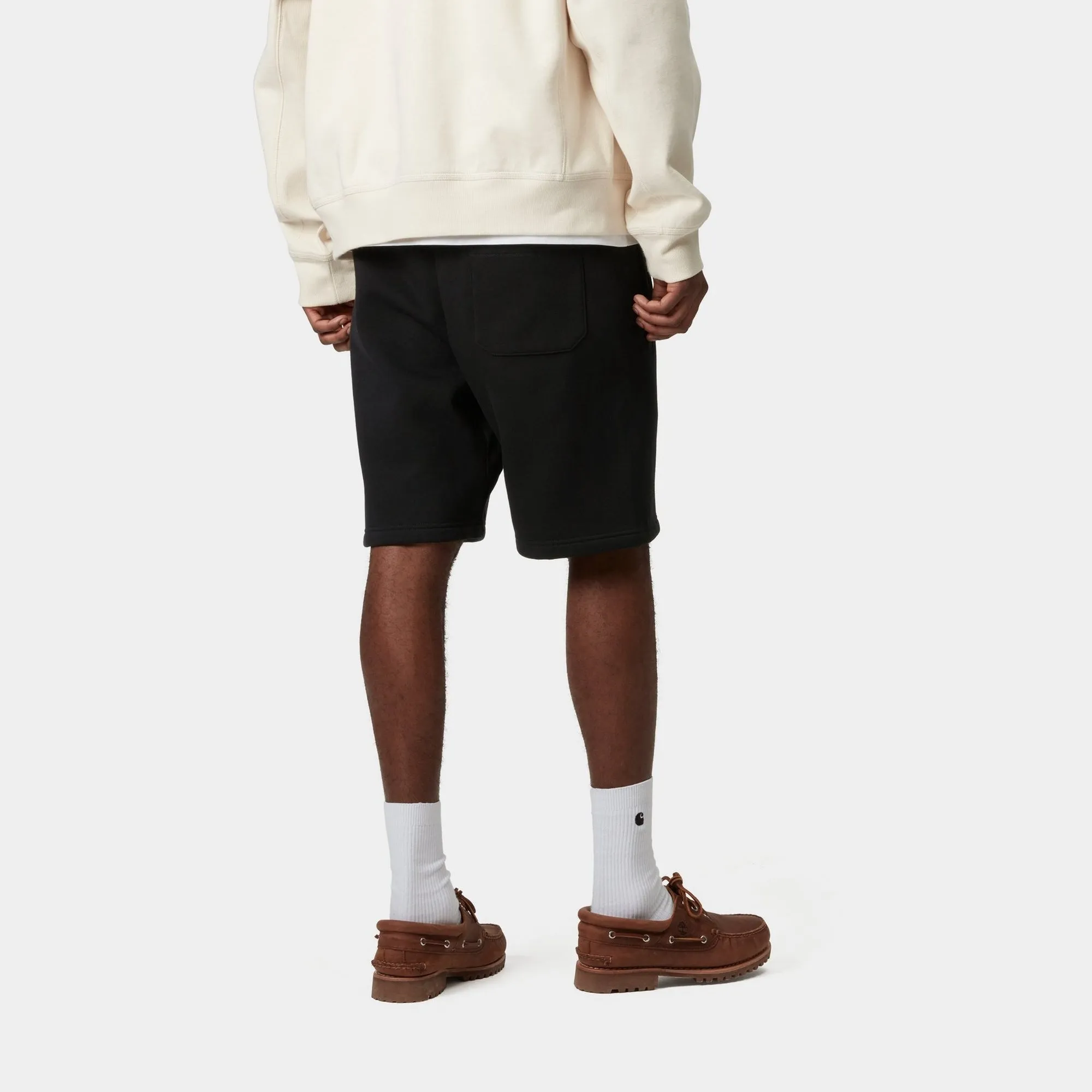 Chase Sweat Short | Black Carhartt WIP