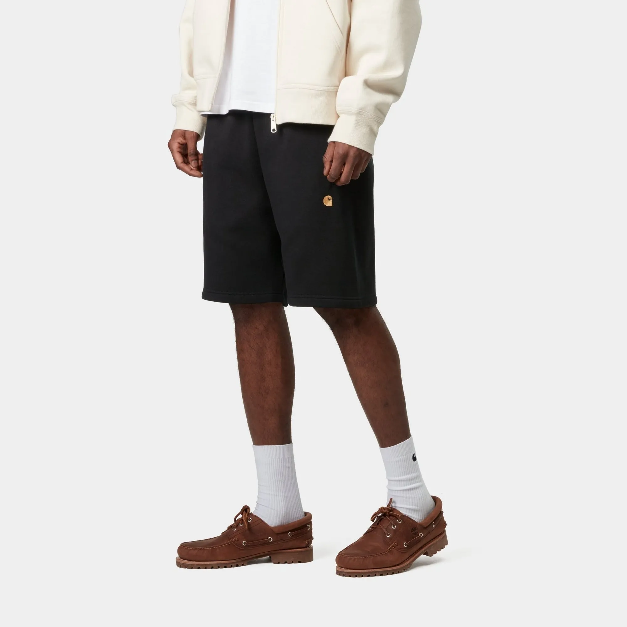 Chase Sweat Short | Black Carhartt WIP