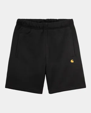 Chase Sweat Short | Black Carhartt WIP