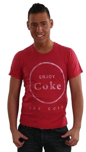Chaser LA "Enjoy Coke" Mens Tee Shirt Red