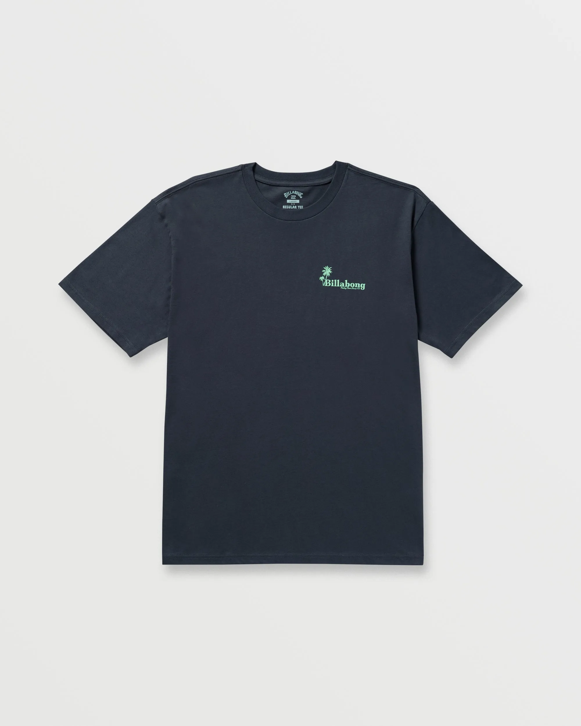 Checking In Regular Tee - Aged Indigo Billabong