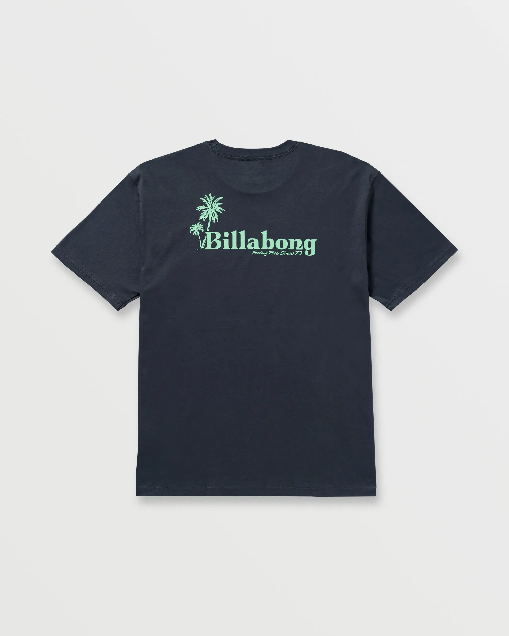 Checking In Regular Tee - Aged Indigo Billabong