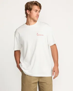 Checking In Regular Tee - Off White Billabong