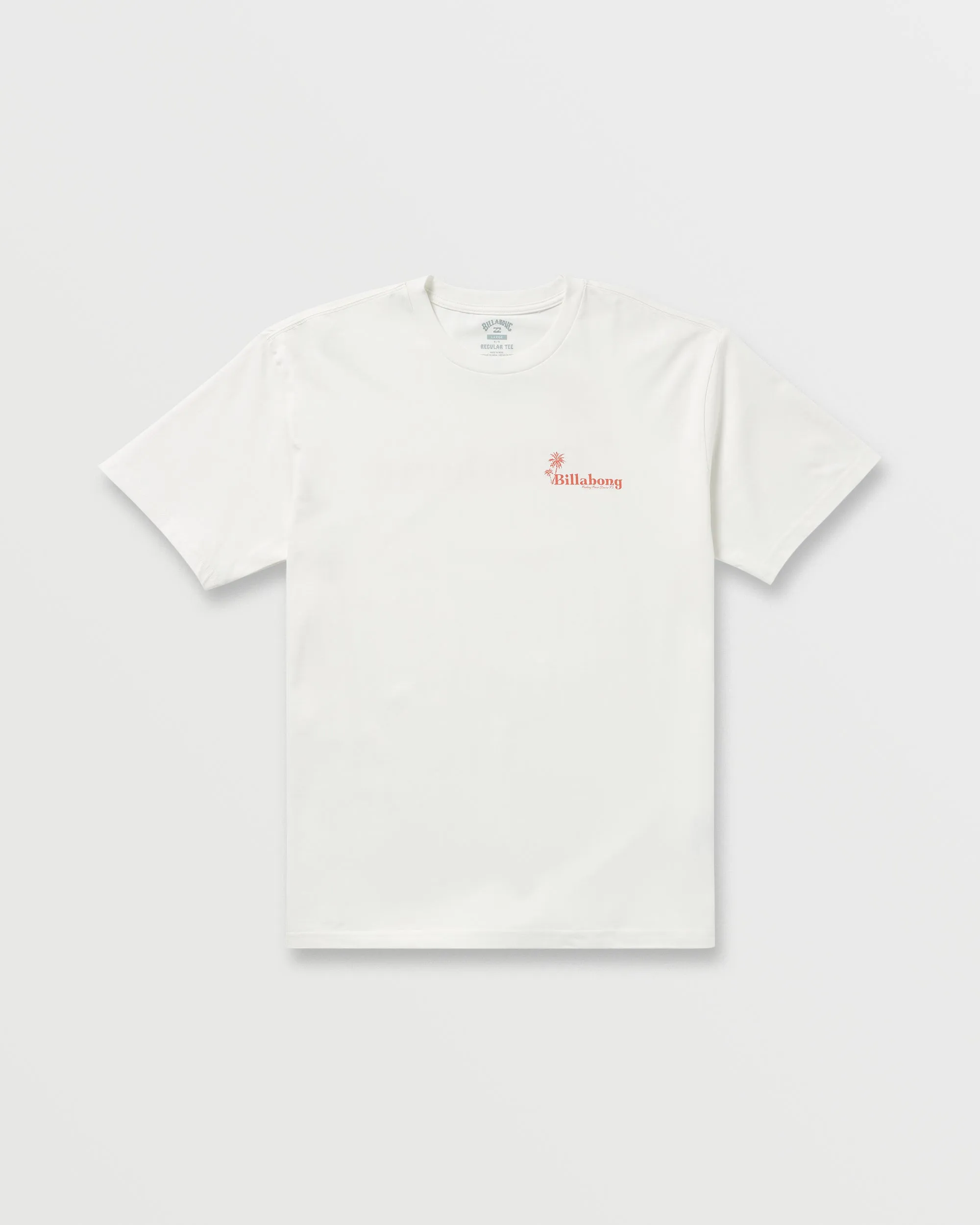 Checking In Regular Tee - Off White Billabong