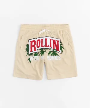 Cheech & Chong Rollin Mesh Short - Khaki